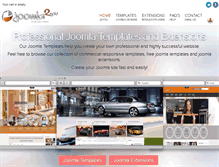 Tablet Screenshot of joomla2you.com